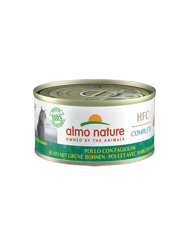 Almo Complete Poulet avec haricots verts boîte 70 g