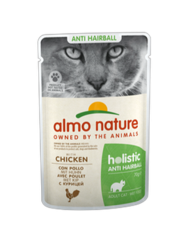 Almo Anti Hairball Poulet sachet 70 g
