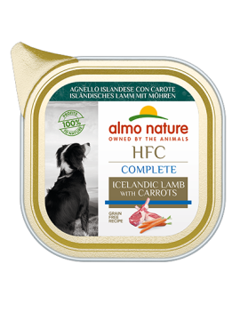 Almo Complete Agneau islandais aux carottes barquette 85 g