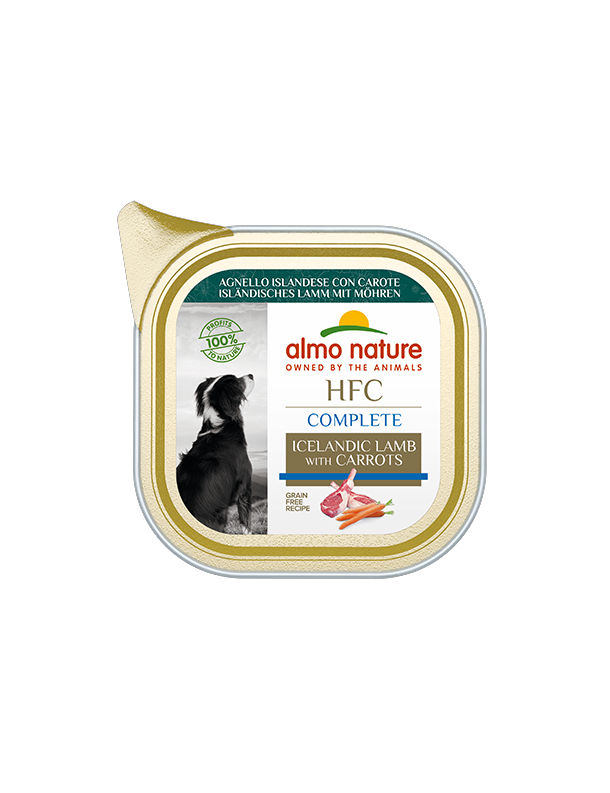 Almo Complete Agneau islandais aux carottes barquette 85 g