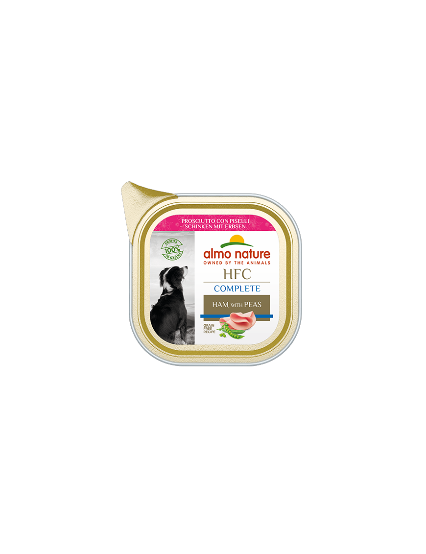 Almo Complete Jambon et pois barquette 85 g