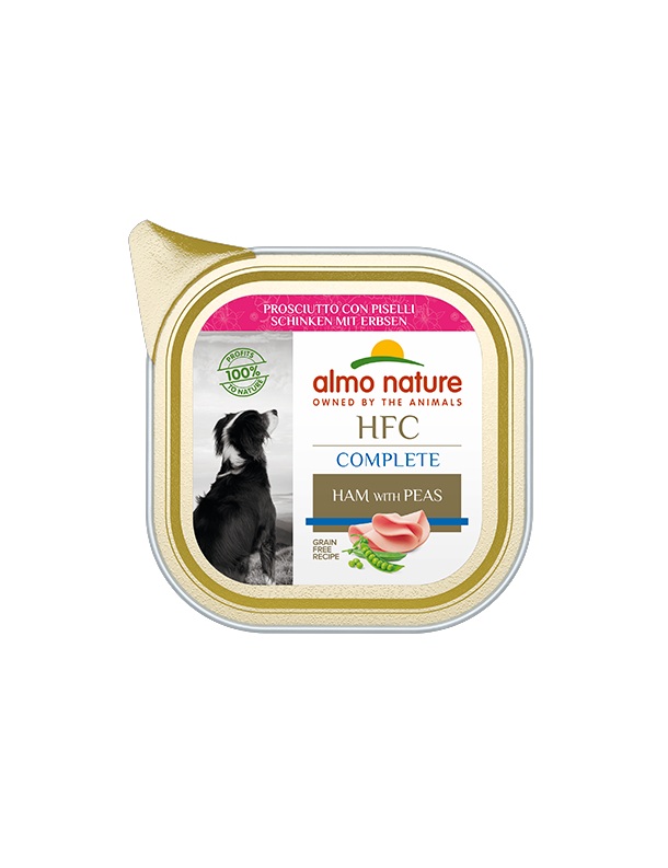 Almo Complete Jambon et pois barquette 85 g
