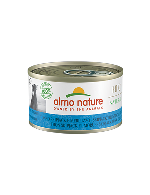 Almo Natural Thon Skipjack et morue boîte 95 g