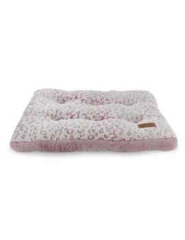 Lit pour chien Blanc/rose