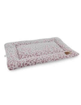 Lit pour chien Blanc/rose