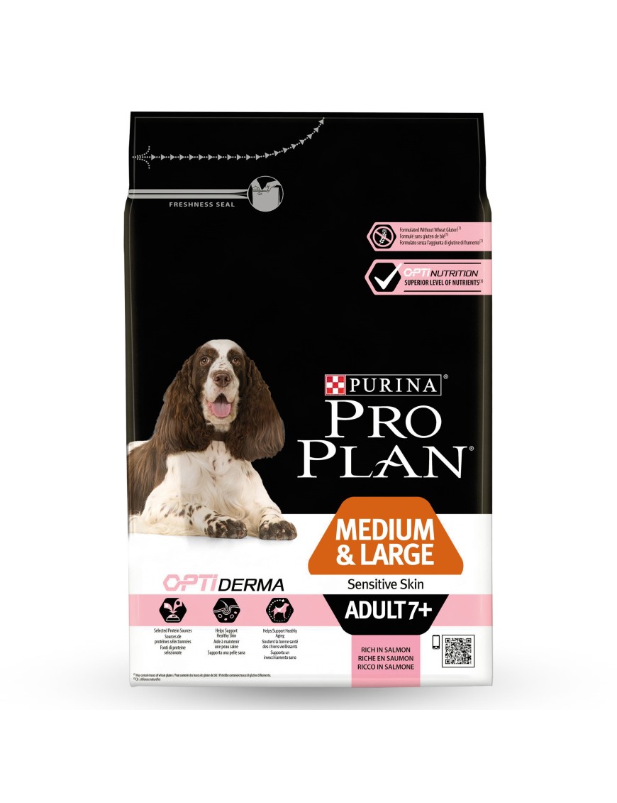 Pro Plan Adulte 7+ medium & large Saumon