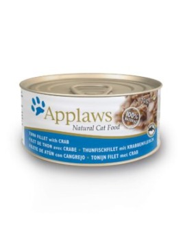 Applaws Natural Cat Filet de thon avec crabe boîte 70 g