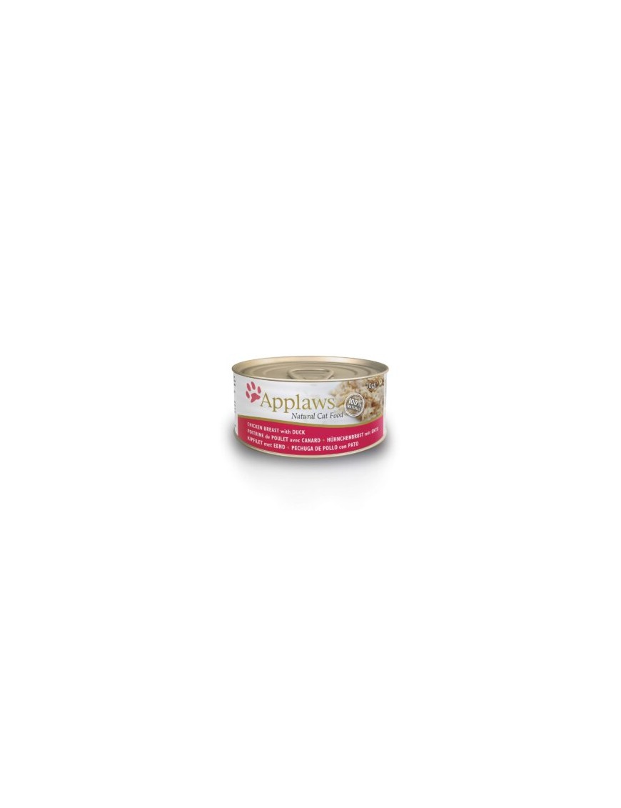 Applaws Natural Cat Poulet avec canard boîte 70 g