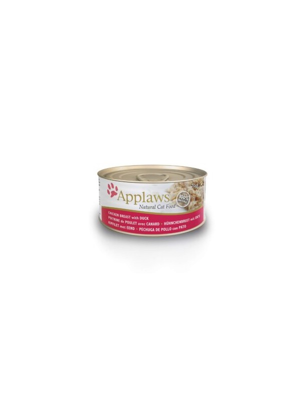 Applaws Natural Cat Poulet avec canard boîte 70 g