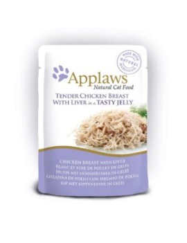 Applaws Natural Cat Blanc et foie de poulet en gelée sachet 70g