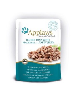 Applaws Natural Cat Thon avec maquereau en gelée sachet 70g