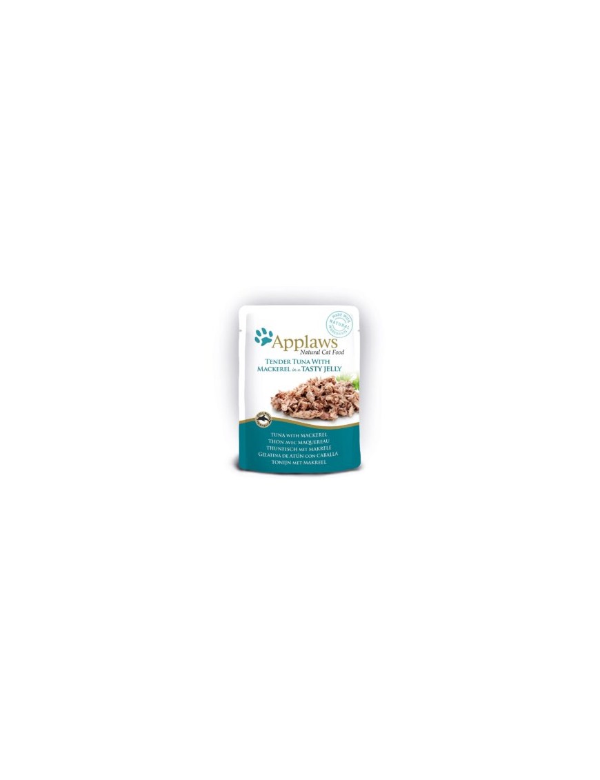 Applaws Natural Cat Thon avec maquereau en gelée sachet 70g