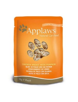 Applaws Natural Cat Blanc de poulet avec potiron sachet 70g