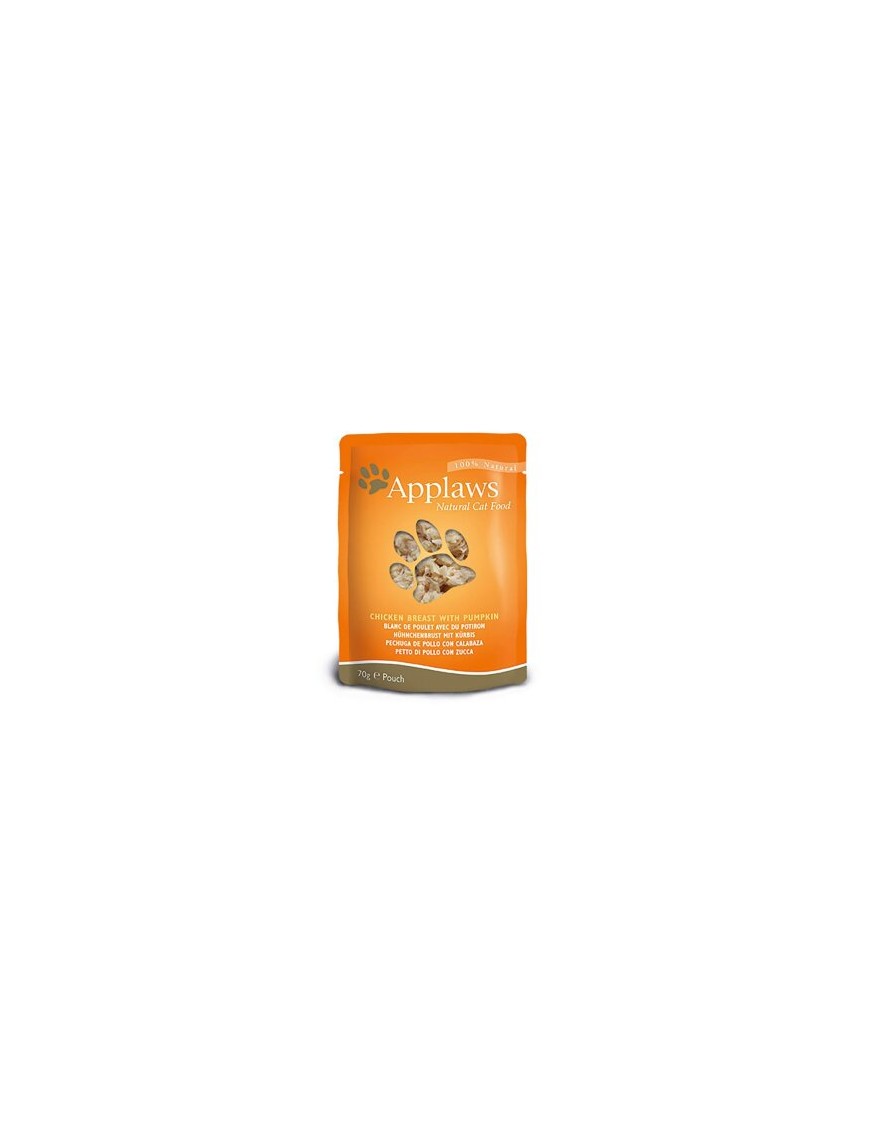 Applaws Natural Cat Blanc de poulet avec potiron sachet 70g