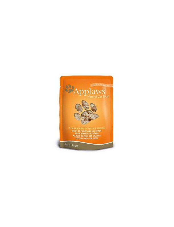Applaws Natural Cat Blanc de poulet avec potiron sachet 70g