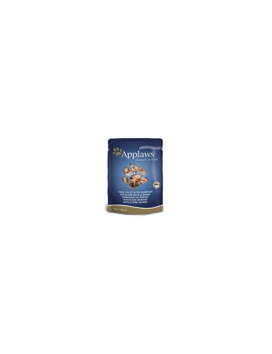 Applaws Natural Cat Filet de thon avec daurade sachet 70g