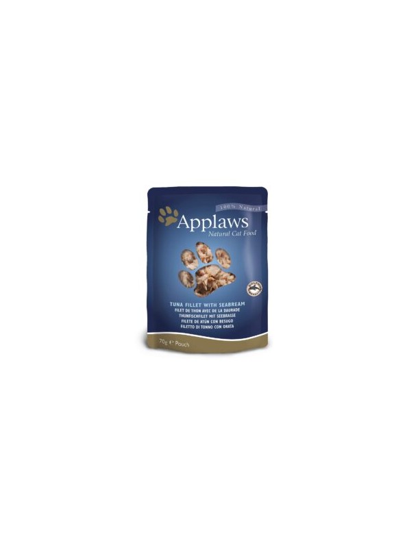Applaws Natural Cat Filet de thon avec daurade sachet 70g