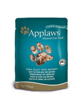 Applaws Natural Cat Filet de thon avec anchois sachet 70g