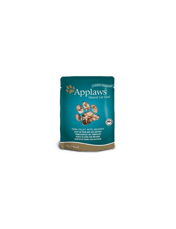 Applaws Natural Cat Filet de thon avec anchois sachet 70g