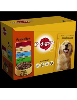 Pedigree Pouch Favourites gelée 12x100 g
