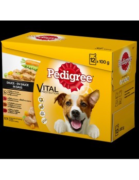 Pedigree Pouch Sélection en sauce 12x100 g