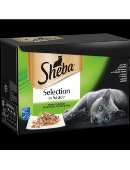 Sheba Délikatesse en sauce Terre et mer 12x85 g