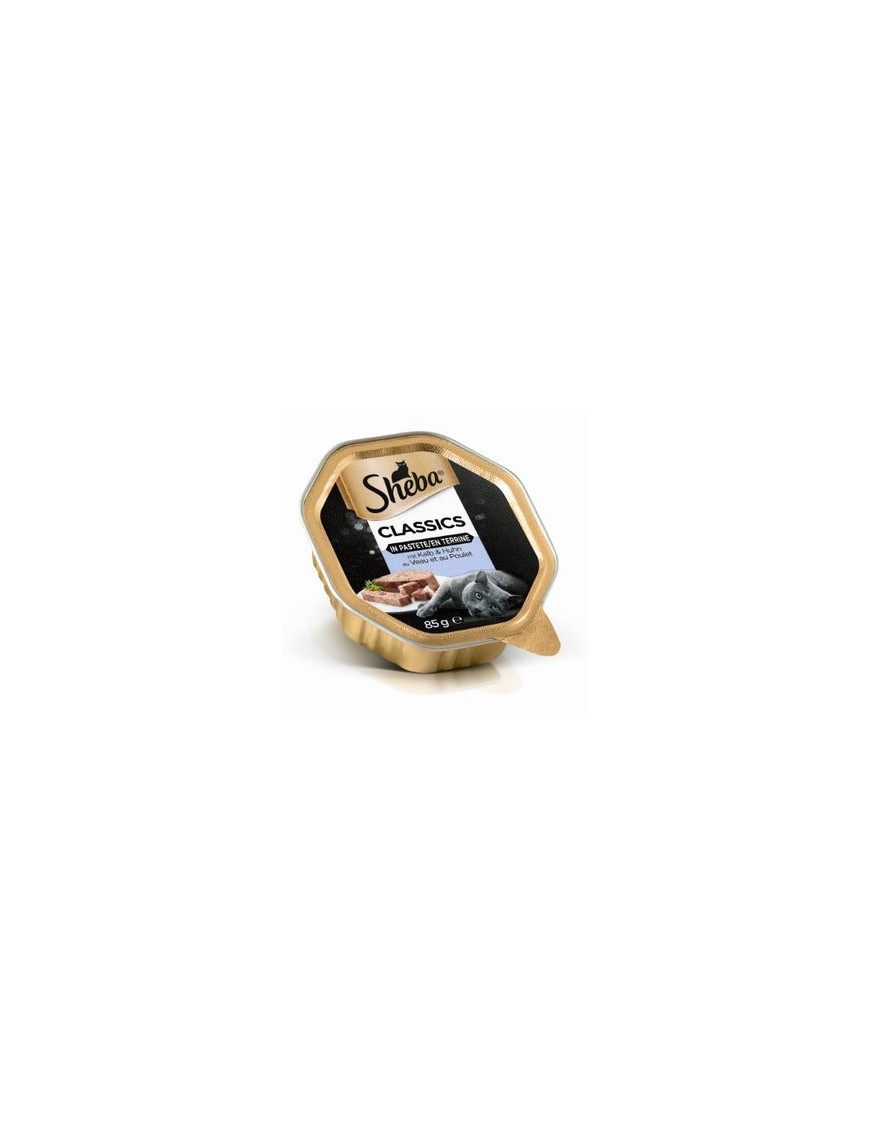 Sheba Classic en terrine Veau et poulet 85 g