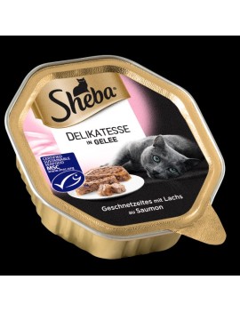 Sheba Sélection en gelée Saumon 85 g
