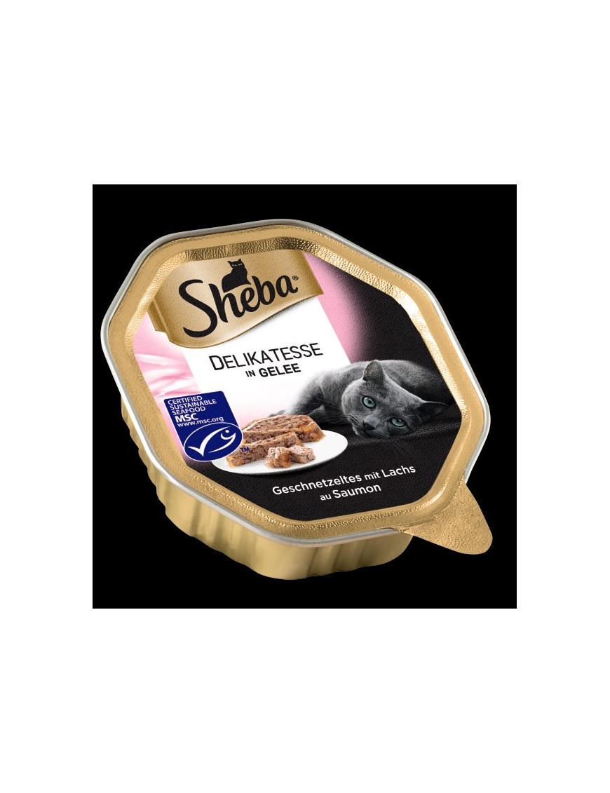 Sheba Sélection en gelée Saumon 85 g