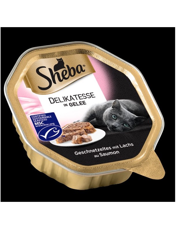 Sheba Sélection en gelée Saumon 85 g