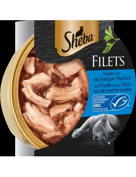 Sheba Sélection Filet de Poulet et thon 60 g