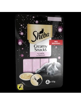Sheba Creamy snacks Saumon 4x12 g