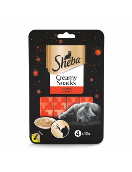 Sheba Creamy snacks Boeuf 4x12 g