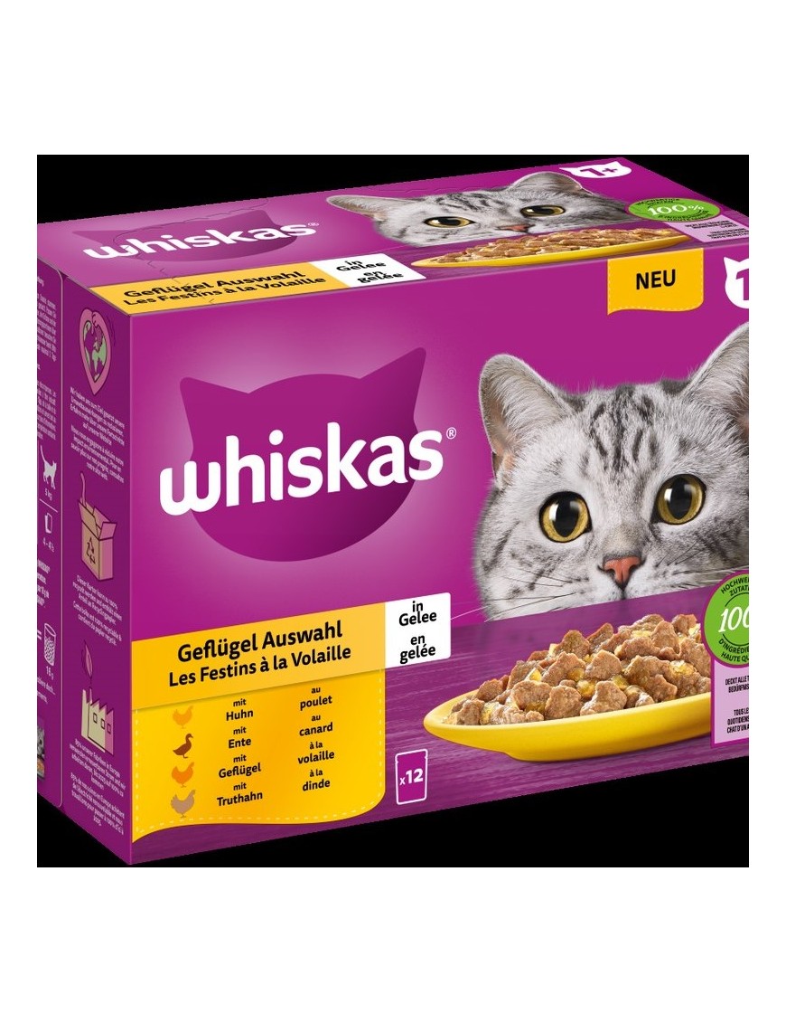Whiskas Volaille sachet en gelée