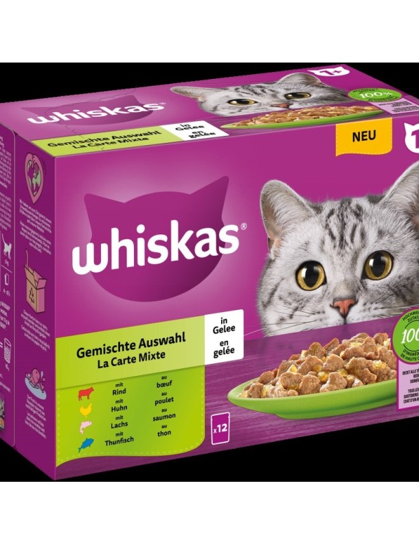 Whiskas Mixed sachet en gelée 12x85 g