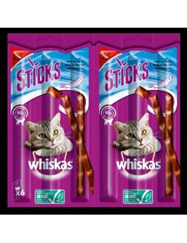 Whiskas Sticks au Saumon 6x6 g
