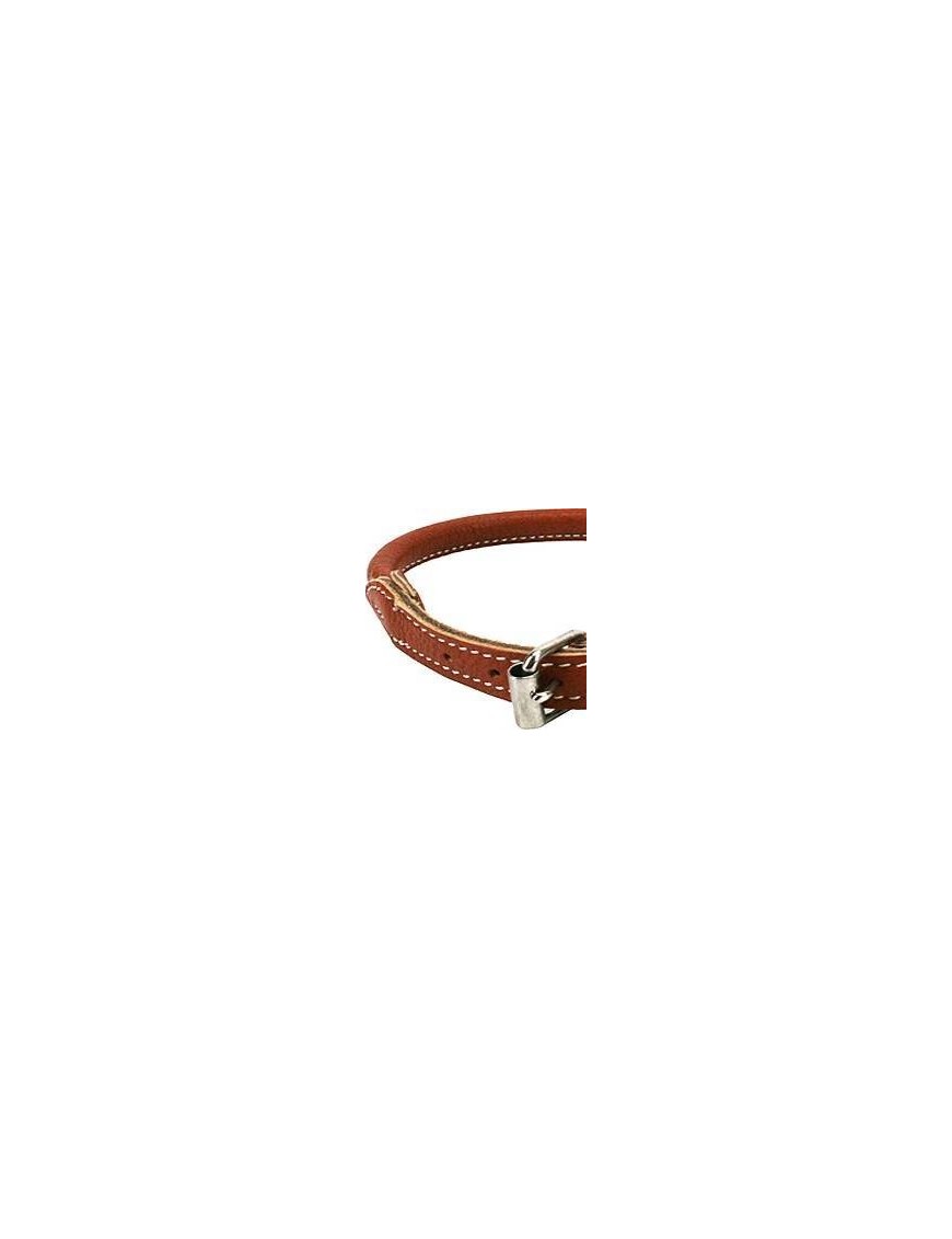 Collier souple, cousu rond, nature