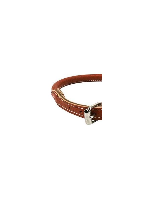 Collier souple, cousu rond, nature