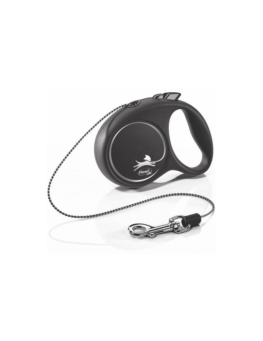 Flexi Black Design Cord M 5 mètres