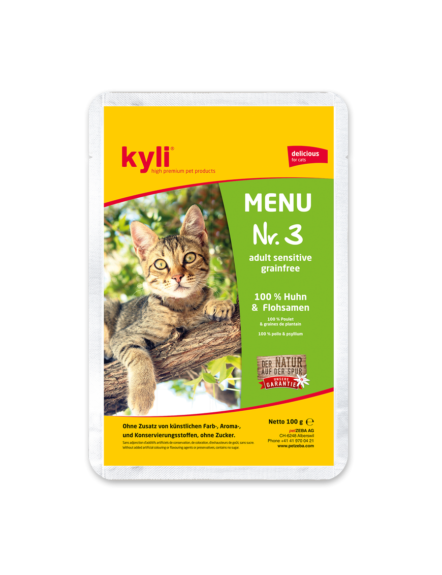 Kyli Menu no 3 Adulte Poulet 100 g