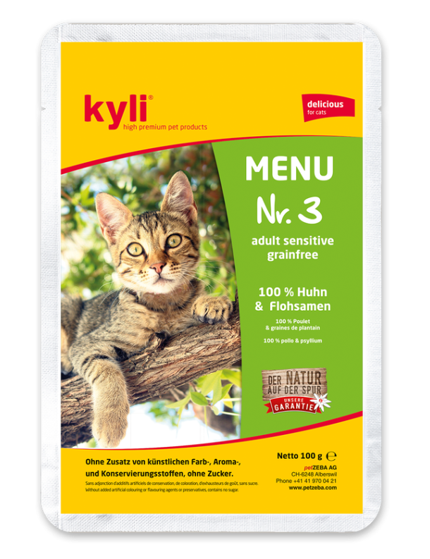 Kyli Menu no 3 Adulte Poulet 100 g
