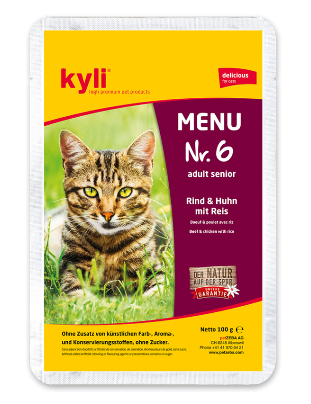 Kyli Menu no 6 Senior Boeuf & poulet 100 g