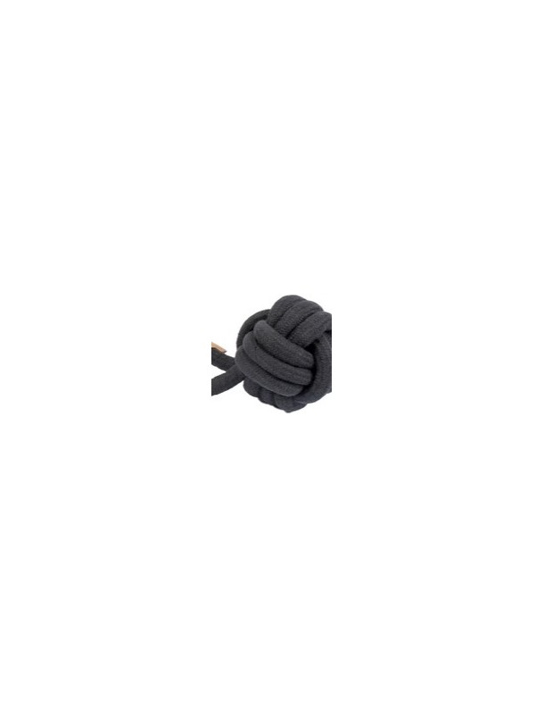 Balle en corde Noir, avec poignée