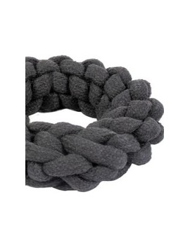 Anneau en corde Noir
