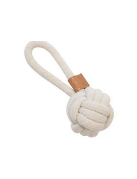 Balle en corde Beige, avec poignée