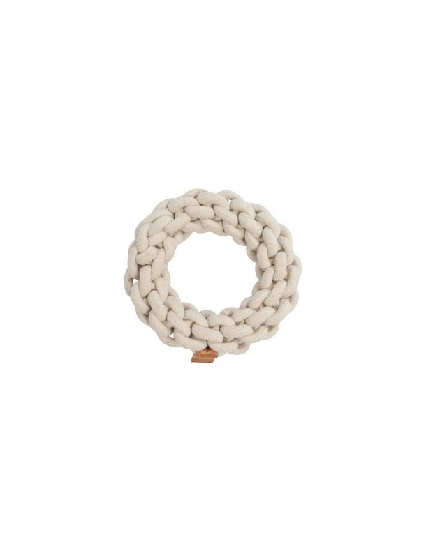 Anneau en corde Beige