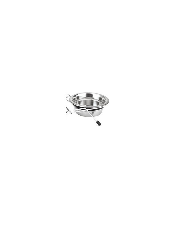 Support avec 2 gamelles en inox