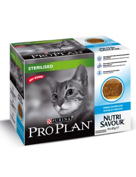 Pro Plan Nutrisavour sterilised Cabillaud 10x75 g