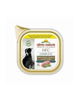 Almo Complete Poulet fermier aux courgettes barquette 85 g
