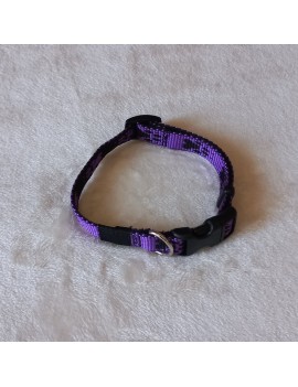 Collier Mauve pattes noires